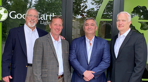 (L to R) VP of Marketing & Product Development Brian Coleman, Chief Financial Officer T.R. Turner, VP of Sales Greg Forrest, and VP of Engineering and Global Operations Chris Serak